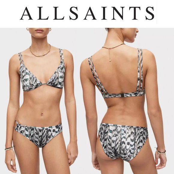 OBO. Allsaints. Heidi Ines Bikini Top & Bottom. Size L - Picture 1 of 3